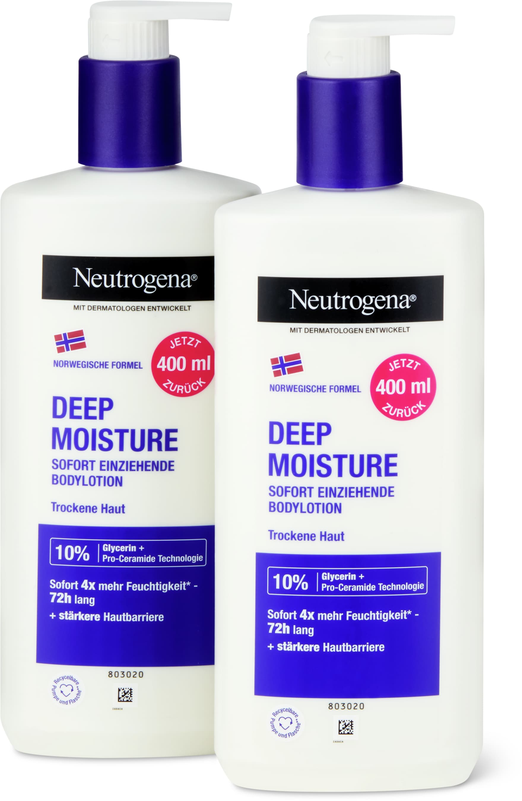Deep Moisture Body Lotion Duo Glycerin, Pro-Ceramide